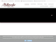 Tablet Screenshot of pasticceriamillevoglie.net